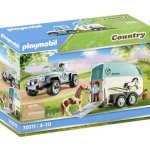 Playmobil 70511 Auto s přívěsem pro poníky – Zboží Dáma