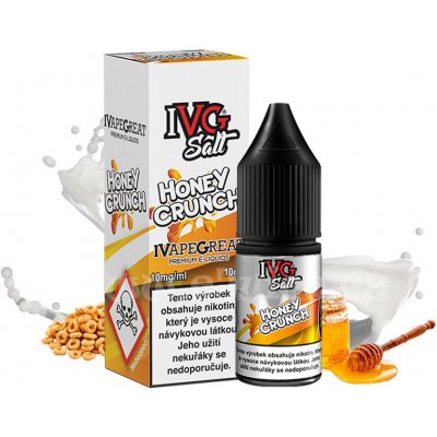 IVG E-Liquids Salt Medové cereálie 10 ml 10 mg – Hledejceny.cz