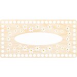 Chráněná dílna Dřevěný svět Víko na kapesníky 24 x 12 cm Sedmikrásky 1 – Zboží Dáma