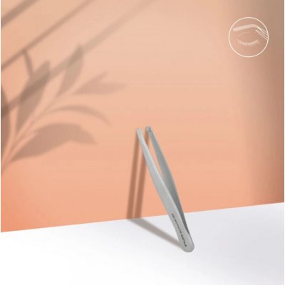 Eyebrow Tweezers Pinzeta na obočí se širokým zkoseným hrotem Beauty & Care 10 Type 3 – Zboží Dáma