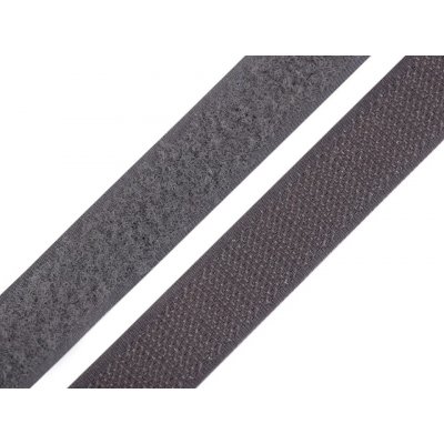 Prima-obchod Suchý zip háček + plyš šíře 20 mm, barva (306) šedá – Hledejceny.cz