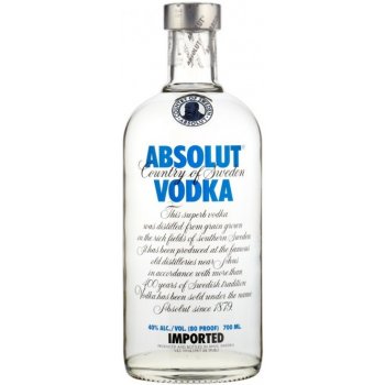 Absolut 40% 0,7 l (holá láhev )