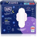 Bella For Teens Ultra Sensitive Night dámské vložky 8 ks – Zboží Dáma