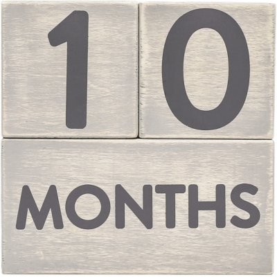 Pearhead dřevěné milníkové kostky s čísly – Hledejceny.cz