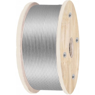 SucceBuy Ocelové lano 152000x4,8MM 1905,1KG Leštěný povrch – Hledejceny.cz