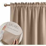 ROOM99 zatemňovací závěs Laurel 140x250 béžový s multifunkční páskou – Hledejceny.cz
