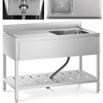 Royal Catering Mycí stůl RCSSS-120X60-S – Sleviste.cz