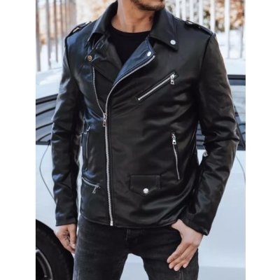 Pánská kožená bunda Teresa tx4276 černá – Zboží Mobilmania