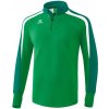 Dětská mikina Erima LIGA 2.0 MIKINA 1/2 ZIP DĚTSKÁ Zelená/Zelená/Bílá