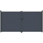 G21 Orlando 350x173 cm dvoukřídlá, antracitová – Sleviste.cz