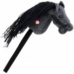 Plyšová hlava koně na tyči Hobby Horse Longhair Black Sounds – Hledejceny.cz