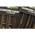 Korda Hotové montáže Leadcore leader Hybrid Lead Clip gravel/brown 3 ks – Zbozi.Blesk.cz