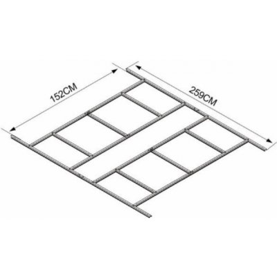 Podlahová konštrukcia na domček Strend Pro, pre 2172911, 152x259 cm – Hledejceny.cz