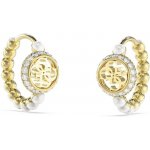 Guess Jedinečné kruhové náušnice s perličkami Tiny Pearly JUBE05518JWYGT/U – Hledejceny.cz