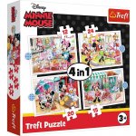 TREFL Minnie s přáteli 4v1 12,15,20,24 dílků – Zboží Mobilmania