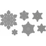 Wiler Vyřezávací šablona Vločky velké 6 ks – Sleviste.cz