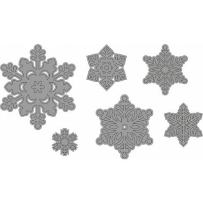 Wiler Vyřezávací šablona Vločky velké 6 ks – Sleviste.cz