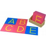 Montessori hmatová písmena tiskací písmo velké americká norma – Sleviste.cz