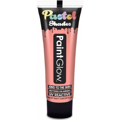 Barvy na obličej UV pastelové 13 ml červená pastel coral – Zboží Dáma