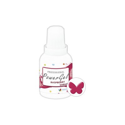 Food Colours Gelová barva PowerGel Raspberry Shrub 20 g – Zboží Dáma