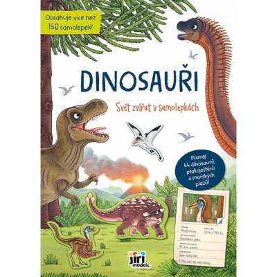 Svět zvířat v samolepkách dinosauři – Zboží Mobilmania