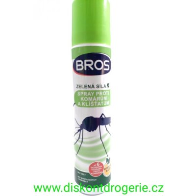 Bros Zelená síla repelent spray 90 ml