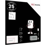 Allboards TS50x50BK Skleněná tabule 50 x 50 cm – Zboží Živě