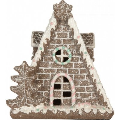 Perníková LED chaloupka Gingerbread Cotti - 17*10*18 cm - Clayre & Eef – Hledejceny.cz