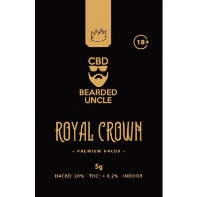 BEARDED UNCLE ROYAL CROWN PREMIUM INDOOR H4CBD 20% THC 0,2% 2g – Hledejceny.cz