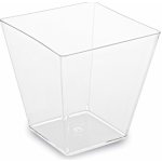 Fingerfood kelímek na Panna Cottu hranatý čirý 5,9 x 5,9 x 5,4 cm 100 ml 66321 3A – Zboží Dáma