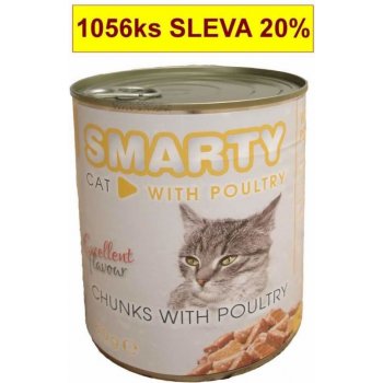 Smarty chunks Cat drůbeží 810 g