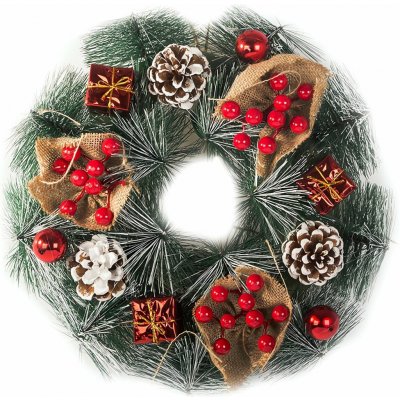 Verk 26190 Vánoční věnec s ozdobami 30 cm – Zboží Dáma