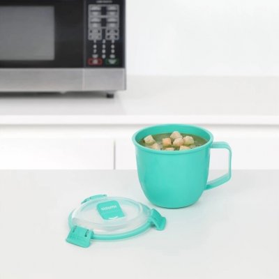 Sistema Microwave Hrnek na polévku 565 ml mátová – Sleviste.cz