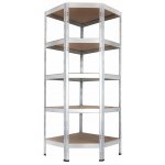 Majster Regál Rivet Budget 180 x 70 x 70 x 40 cm 5 polic zinek – Sleviste.cz