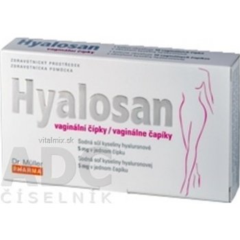 Hyalosan Dr.Müller vaginální čípky 10 ks