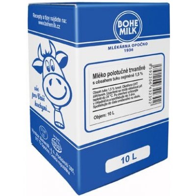 Bohemilk Trvanlivé mléko polotučné 10 l – Zbozi.Blesk.cz