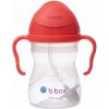 Dětská láhev a učící hrnek b.box Sippy cup hrneček s brčkem lososová 240ml