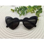 Černé brýle ve tvaru srdce - D-decor – Zboží Dáma