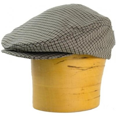 Pánská bekovka jemné káro s podšívkou béžová – Sleviste.cz