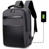 Brašna na notebook DeTech Batoh pro notebook Power Backpack BP-12, 15.6", šedá