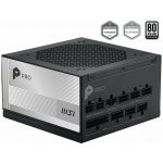 MSI PRO A1000PL PCIE5 1000W 306-7ZPLX11-HD8 – Hledejceny.cz