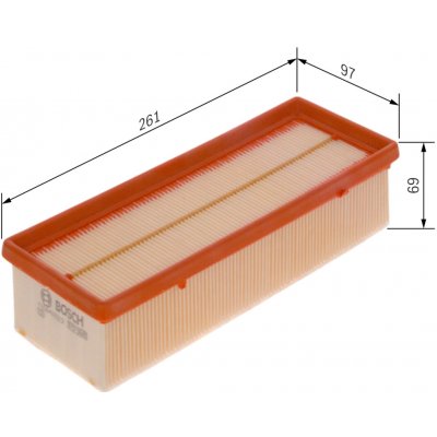 Vzduchový filtr BOSCH F 026 400 323 (F026400323) – Hledejceny.cz