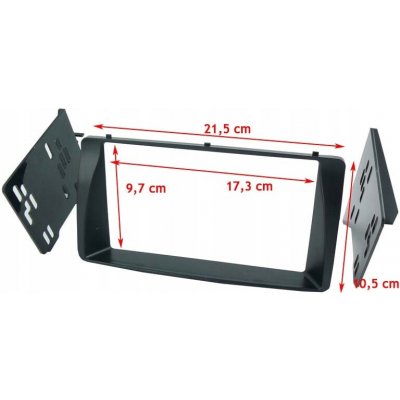 RÁMEČEK AUTORÁDIA Toyota Corolla IX 02-07 2DIN ADAPTÉR – Hledejceny.cz
