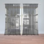 Sablio Záclony Telefonní budka: 2ks 150x250cm – Hledejceny.cz