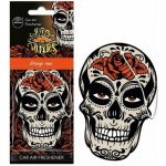 Aroma Car DIA DE LOS MUERTOS Skull Orange Man