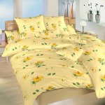 Dadka Povlečení bavlna Ibišek žlutý 140x200 70x90 – Zbozi.Blesk.cz