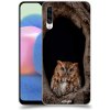 Pouzdro a kryt na mobilní telefon Samsung Pouzdro ACOVER Samsung Galaxy A30s A307F s motivem Owl