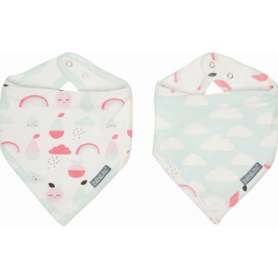 Bebe-Jou Bandana slintáček Bébé-jou Blush Baby 2ks – Zboží Mobilmania