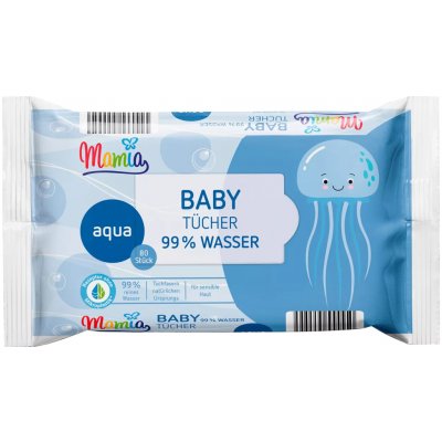 Mamia Dětské ubrousky Aqua 80 ks – Hledejceny.cz