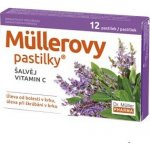 Dr. Müller Müllerovy pastilky se šalvějí a vitaminem C 12 pastilek – Hledejceny.cz